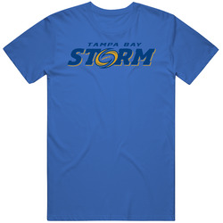 Tampa Bay Storm Arena Football League Team Fan Logo Mens Soft Cotton Tee T Shirt