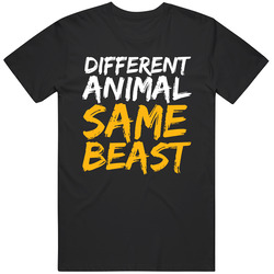 Different Animal Same Beast Kobe Bryant Black Mamba Basketball Athlete Player Fan Mens Soft Cotton Tee T Shirt