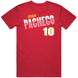 Isiah Pacheco 10 Favorite Player Red Mens Soft Cotton Tee T Shirt