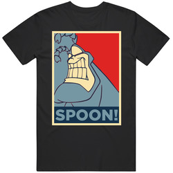 The Tick Spoon Hope Style 90s Superhero Kids Tv Show Cartoon Mens Soft Cotton Tee T Shirt