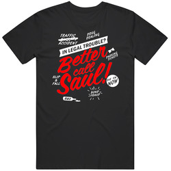 Better Call Saul Legal Trouble Tv Cool Mens Soft Cotton Tee T Shirt