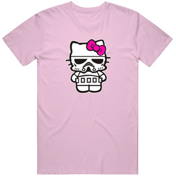Hello Kitty Stormtrooper Mens Soft Cotton Tee T Shirt