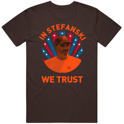 Kevin Stefanski In Stefanski We Trust Football Coach Mens Soft Cotton Tee T Shirt