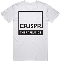 Crispr Therapeutics Ag Nasdaq Company Logo Employee Fan Mens Soft Cotton Tee T Shirt