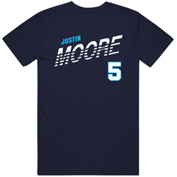 Justin Moore 5 Favorite Player Villanova College Basketball Fan Mens Soft Cotton Tee T Shirt