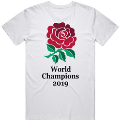 England National Rugby Team 2019 World Champions Fan Mens Soft Cotton Tee T Shirt