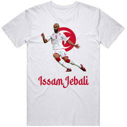 Issam Jebali Tunisia White Mens Soft Cotton Tee T Shirt