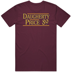 Brad Daugherty Mark Price 1989 Cleveland Baseketball Fan Mens Soft Cotton Tee T Shirt