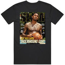Lou Williams Underground Goat Slam Magazine Online July 2019 Los Angeles C Basketball Fan Mens Soft Cotton Tee T Shirt