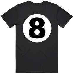 8 Ball Pool Billiards Halloween Costume Mens Soft Cotton Tee T Shirt