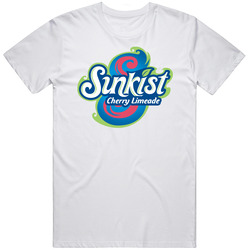Sunkist Cherry Limeade Best Soda Of All Time Soft Drink Lovers Mens Soft Cotton Tee T Shirt