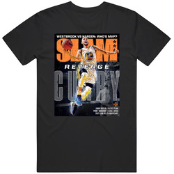 Slam Magazine Issue 209 Stephen Curry Popular Basketball Magazine Grunge Look Mens Soft Cotton Tee T Shirt