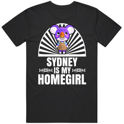 Sydney Is My Homegirl Animal Crossing New Horizons Character Video Game Fan Mens Soft Cotton Tee T Shirt