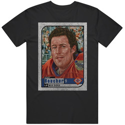 Boucher Mud Dogs Adam Sandler Vintage Retro Sports Trading Card Distressed Look Mens Soft Cotton Tee T Shirt
