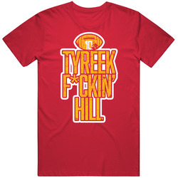 Tyreek Hill Fcking Kc Kansas City Football Player Fan Mens Soft Cotton Tee T Shirt
