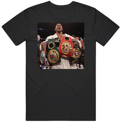 Anthony Joshua Championship Belts Boxing Fan Distressed Look Mens Soft Cotton Tee T Shirt
