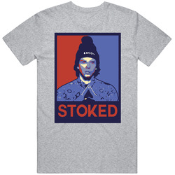 Chad Goes Deep Stoked Hope  Fan Mens Soft Cotton Tee T Shirt