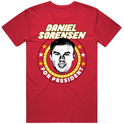 Daniel Sorensen For President Kc Kansas City Football Fan Mens Soft Cotton Tee T Shirt