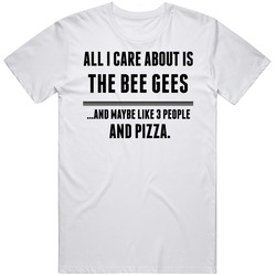 All I Care About Is The Bee Gees Rock And Roll Hall Of Fame Cool Mens Soft Cotton Tee T Shirt