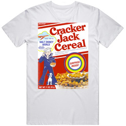 Cracker Jack Cereal Retro Pop Corn Candy Food Mens Soft Cotton Tee T Shirt