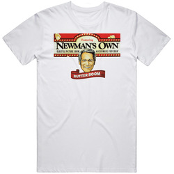 Newman's Own Favorite Popcorn Snack Food Lovers Mens Soft Cotton Tee T Shirt