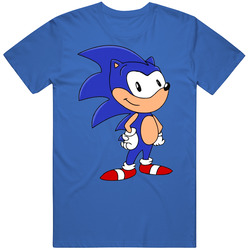 Adventures Of Sonic The Hedgehog Tv Series Mens Soft Cotton Tee T Shirt