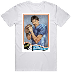 Rico Dynamite Vintage Look Football Trading Card Mens Soft Cotton Tee T Shirt