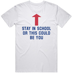 Stay In School Al Bundy Married With Children Retro Tv Show Mens Soft Cotton Tee T Shirt