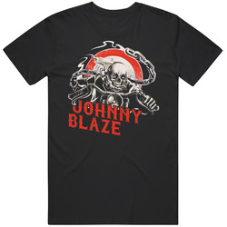 Johnny Blaze Cannabis Ganja Marijuana Strain Smoking Fan Mens Soft Cotton Tee T Shirt