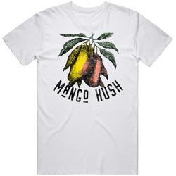 Mango Kush Cannabis Ganja Marijuana Strain Smoking Fan Worn Look Mens Soft Cotton Tee T Shirt