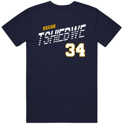 Oscar Tshiebwe 34 Favorite Player West Virginia College Basketball Fan Mens Soft Cotton Tee T Shirt