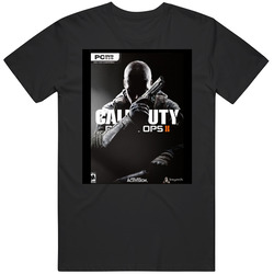 Call Of Duty Black Ops 2 Cover  Game Cover Mens Soft Cotton Tee T Shirt