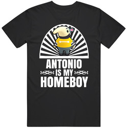 Antonio Is My Homeboy Animal Crossing New Horizons Character Video Game Fan Mens Soft Cotton Tee T Shirt