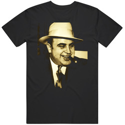 Al Capone Vintage Tee Classic Cotton Mens Soft Cotton Tee T Shirt