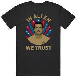 Dennis Allen In Allen We Trust Football Coach Mens Soft Cotton Tee T Shirt