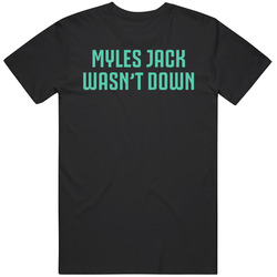 Myles Jack Wasn't Down Jacksonville Football Linebacker Mens Soft Cotton Tee T Shirt