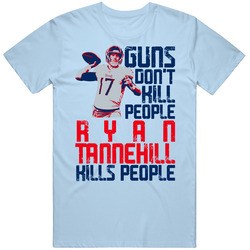 Guns Dont Kill Ryan Tannehill Kills People Tennessee Football Mens Soft Cotton Tee T Shirt