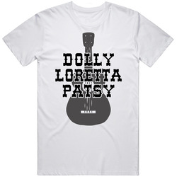 Dolly Loretta Patsy Country Music Singing Icons Fan Mens Soft Cotton Tee T Shirt