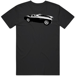 1955 Austin Healey 100 M Bn2 B And W Vintage Car Lover Driver Gift Mens Soft Cotton Tee T Shirt