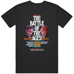 Evander Holyfield Vs George Foreman Classic Boxing Mens Soft Cotton Tee T Shirt