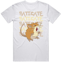 Raticate Pokemon Character Fan Mens Soft Cotton Tee T Shirt