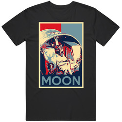 Laika Hope Poster The Space Dog 1969 Moon Landing Mens Soft Cotton Tee T Shirt