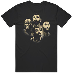 Mount Rushmore Of Basketball Centers Davis O'neal Abdul Jabbar Chamberlain Legends Mens Soft Cotton Tee T Shirt