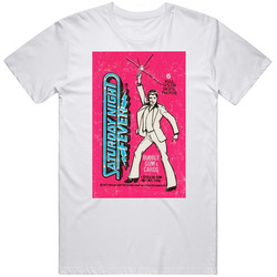 Saturday Night Fever Bubblegum Cards Distressed Tv Show Fan Mens Soft Cotton Tee T Shirt