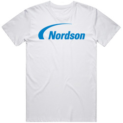 Nordson Corporation Nasdaq Company Logo Employee Fan Mens Soft Cotton Tee T Shirt