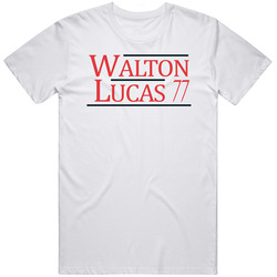 Bill Walton Maurice Lucas 1977 Portland Basketball Sports Fan Mens Soft Cotton Tee T Shirt