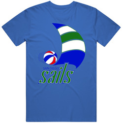 San Diego Sails Aba Logo Basketball Fan Mens Soft Cotton Tee T Shirt