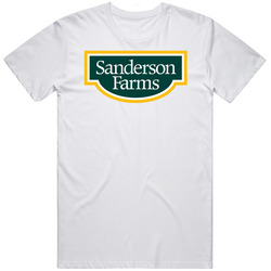 Sanderson Farms Inc Nasdaq Company Logo Employee Fan Mens Soft Cotton Tee T Shirt
