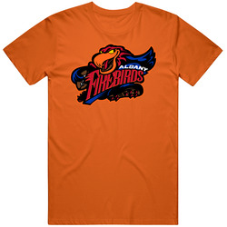 Albany Firebirds Arena Football League Team Fan Logo Mens Soft Cotton Tee T Shirt