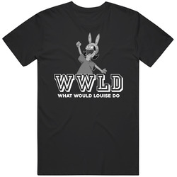 Louise Belcher Wwld What Would Louise Do Bob's Burgers Favorite Character Tv Show Fan Mens Soft Cotton Tee T Shirt